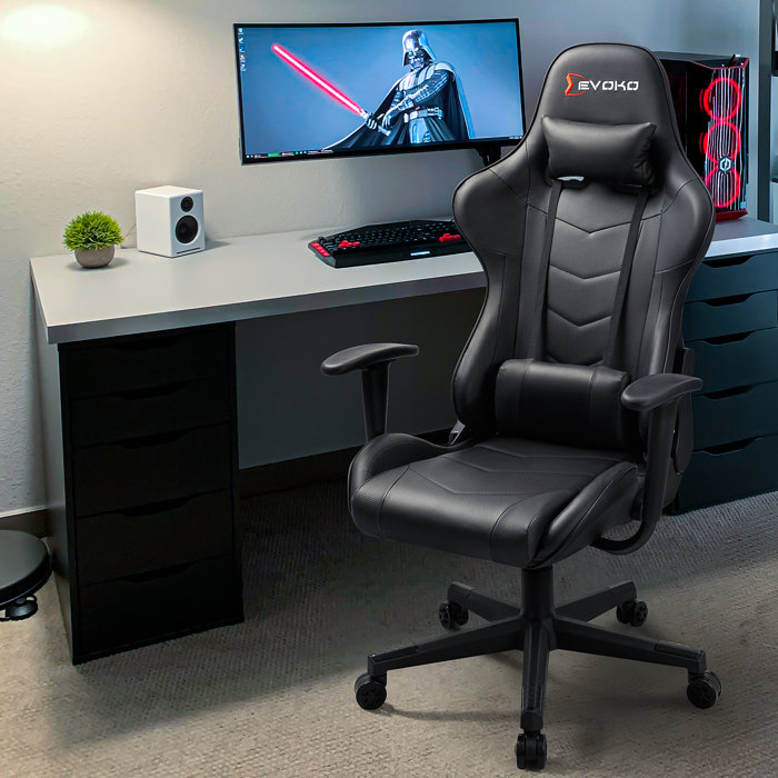 Devoko Reclining Ergonomic Swiveling PC & Racing Game Chair & Reviews